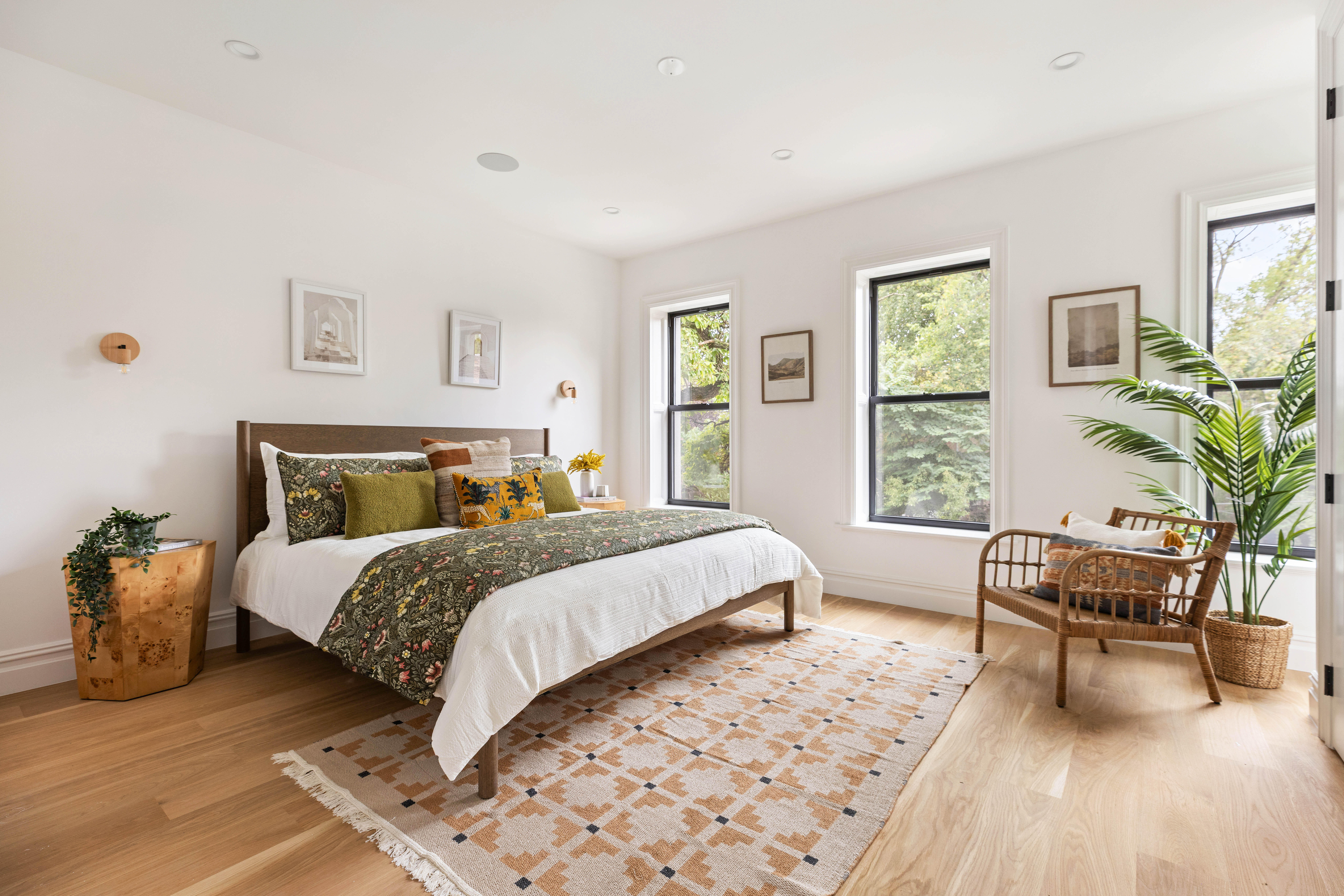 640 Prospect Place Brooklyn, NY 11216 - Photo 8 of 17 a bedroom with a bed and a couch