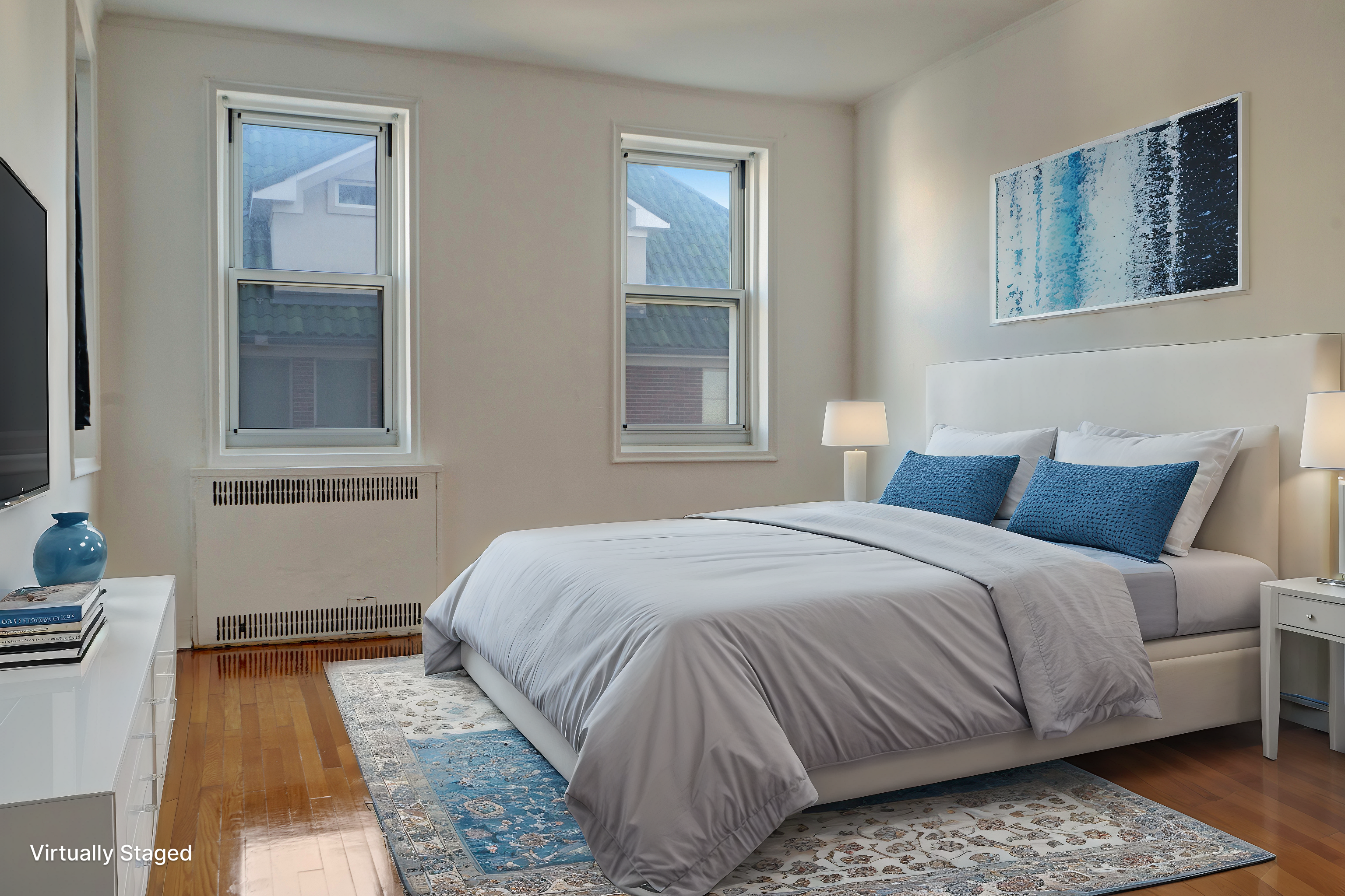 286 Corbin Place, Unit 2A Brooklyn, NY 11235 - Photo 4 of 13 a bedroom with bed and window