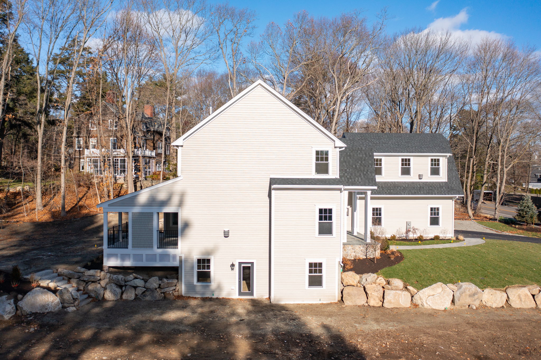 249 Central Avenue Milton, MA 02186 - Photo 52 of 61 a view of a house with a yard