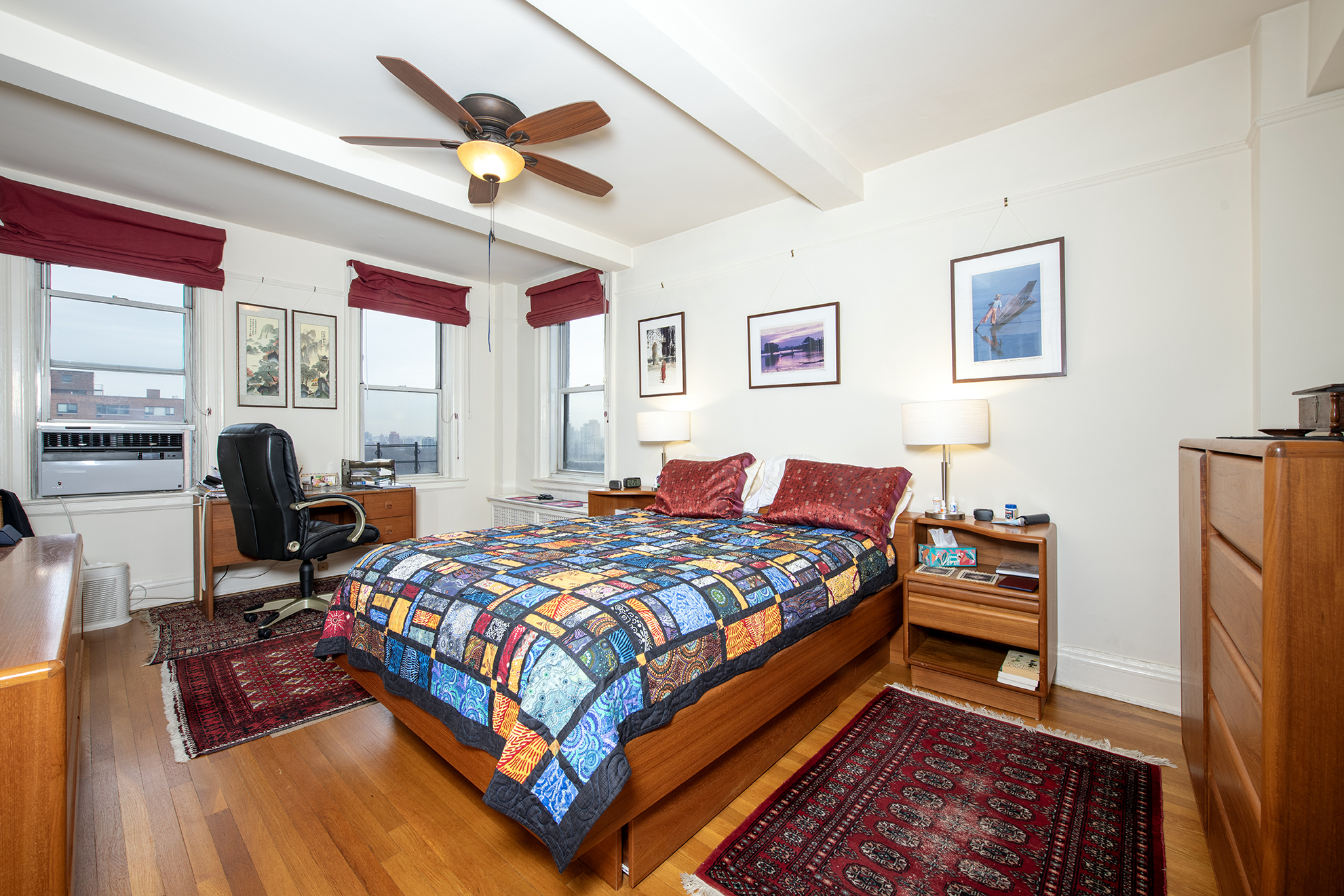12 West 96th Street, Unit 16A Manhattan, NY 10025 - Photo 8 of 13 a bedroom with bed and a window
