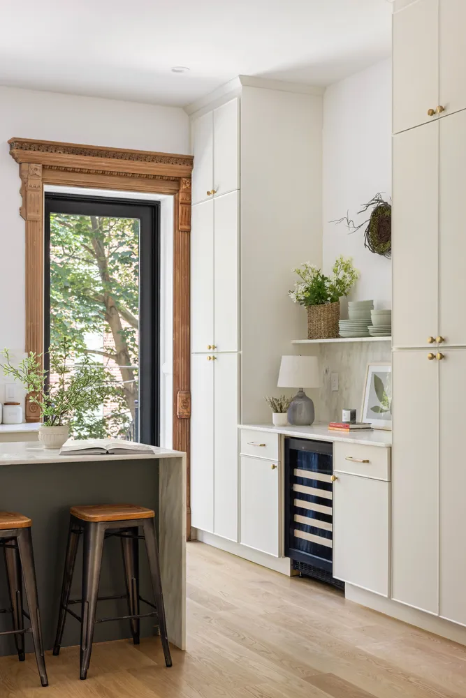 a room with furniture and window