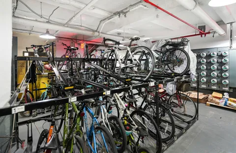 a view of a storage room