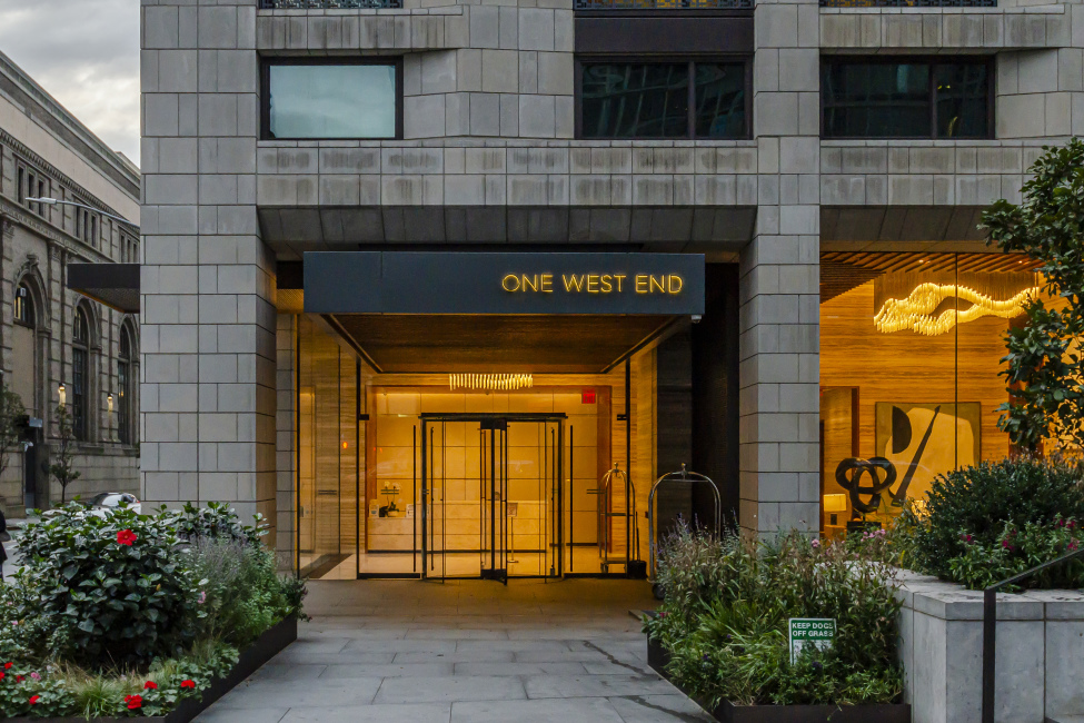 1 West End Avenue, Unit 12D Manhattan, NY 10023 - Photo 16 of 32 a view of front door of house with potted plants
