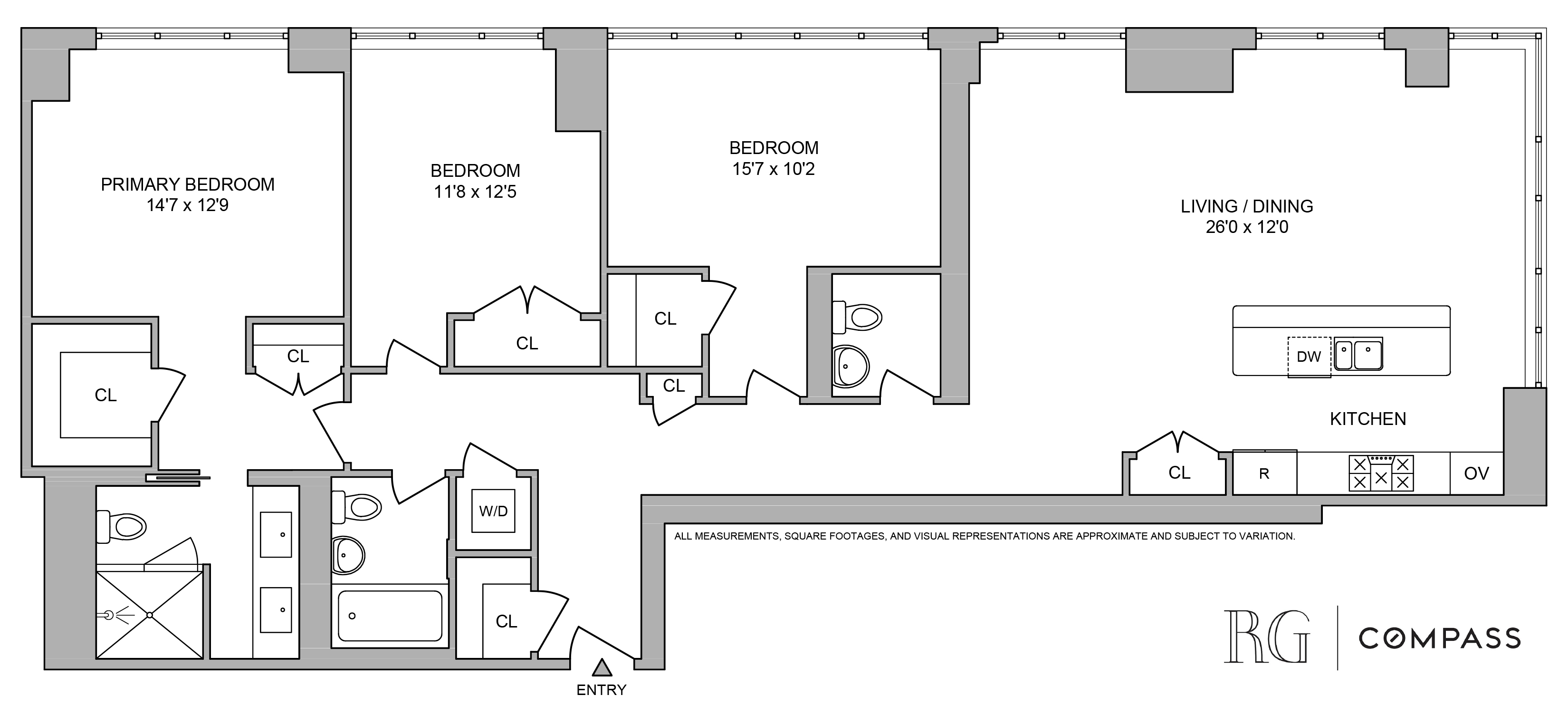 1485 5th Avenue, Unit 24F Manhattan, NY 10035 - Photo 16 of 16 a picture of a bathroom