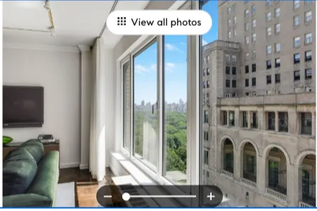 $1,495,000 | 200 Central Park South, Unit 19J | Central Park South