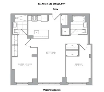 $925,000 | 171 West 131st Street, Unit PH4 | Central Harlem