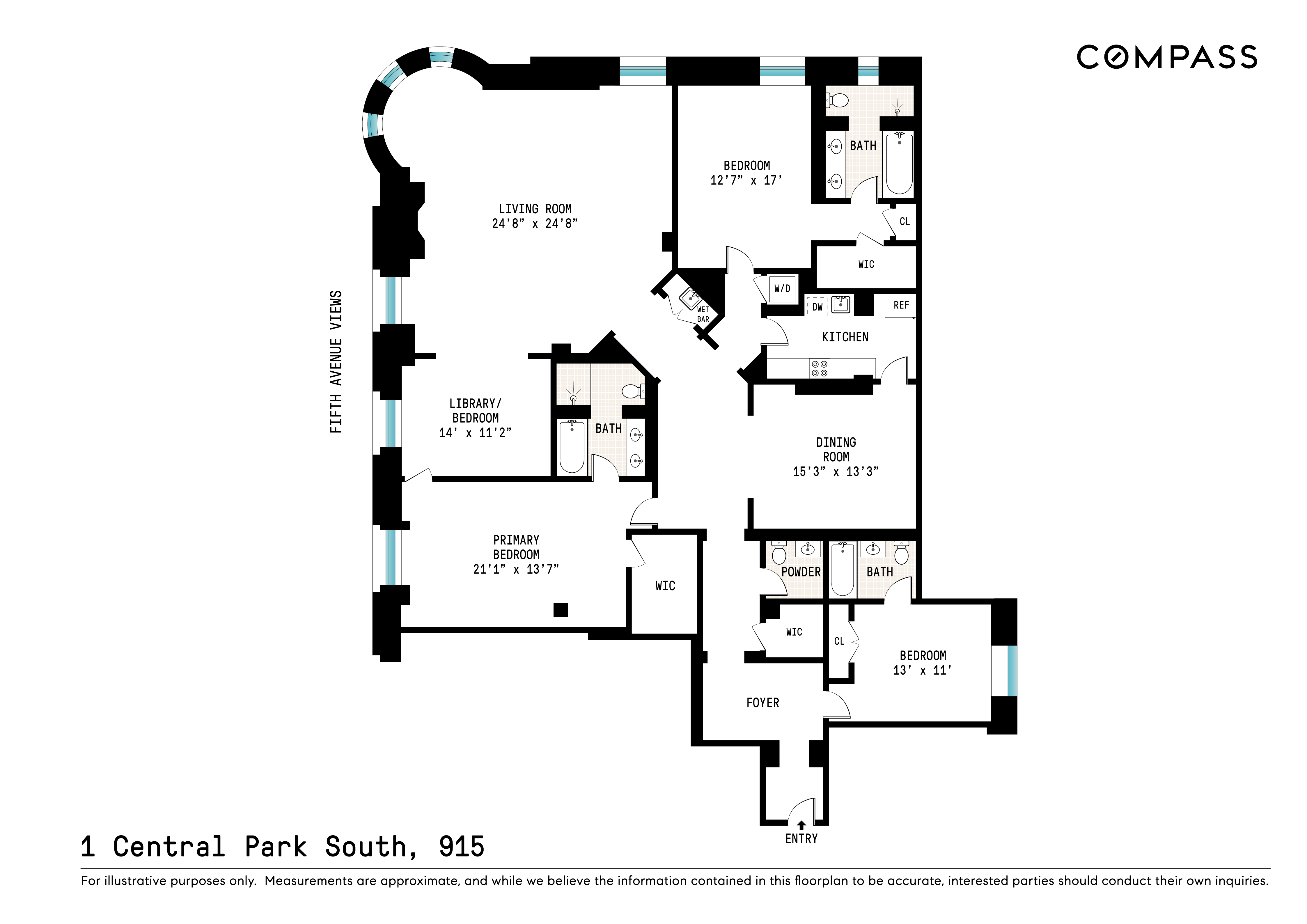1 Central Park South, Unit 915 Manhattan, NY 10019 - Photo 29 of 29 unknown