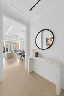 a view of living room and kitchen