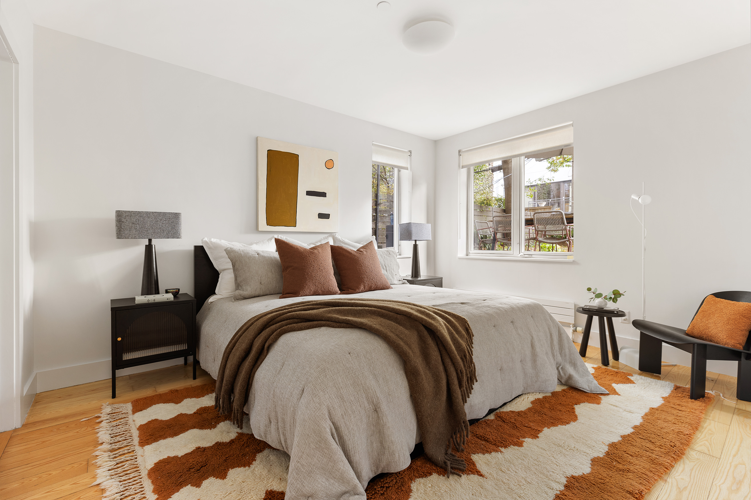 321 Union Street, Unit 1B Brooklyn, NY 11231 - Photo 7 of 10 a bed room with a bed and a couch