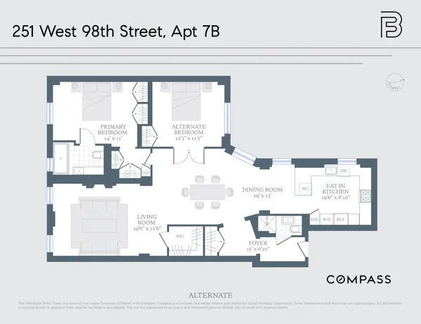 $1,655,000 | 251 West 98th Street, Unit 7B | Upper West Side