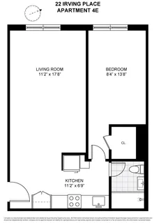 $689,000 | 22 Irving Place, Unit 4E | Gramercy