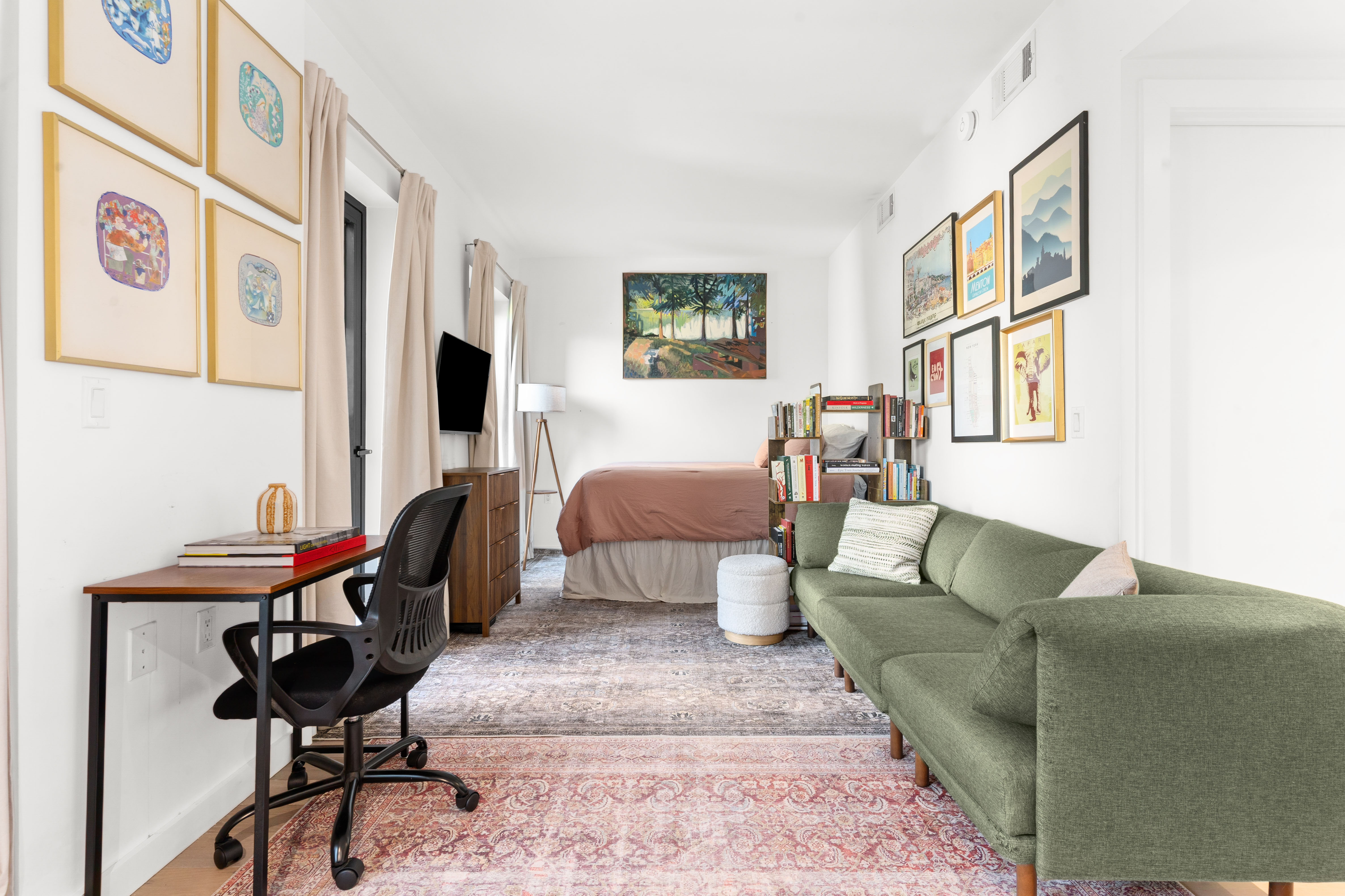 435 Tompkins Avenue, Unit 303 Brooklyn, NY 11216 - Photo 2 of 10 a living room with furniture and a window