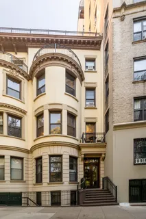 a front view of a building