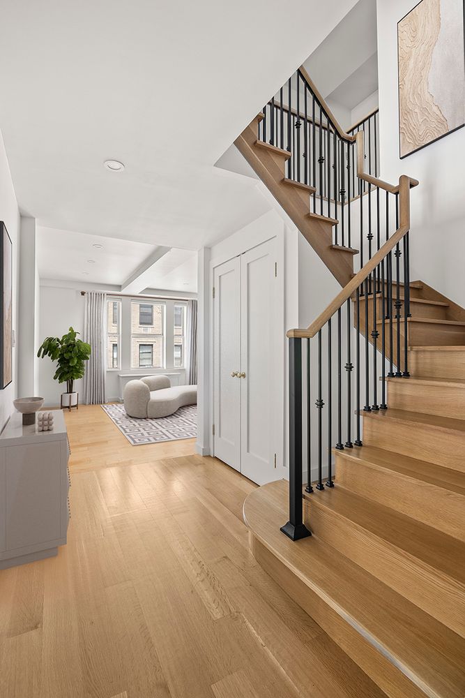 240 West End Avenue, Unit PH Manhattan, NY 10023 - Photo 19 of 25 a view of entryway and hall with wooden floor