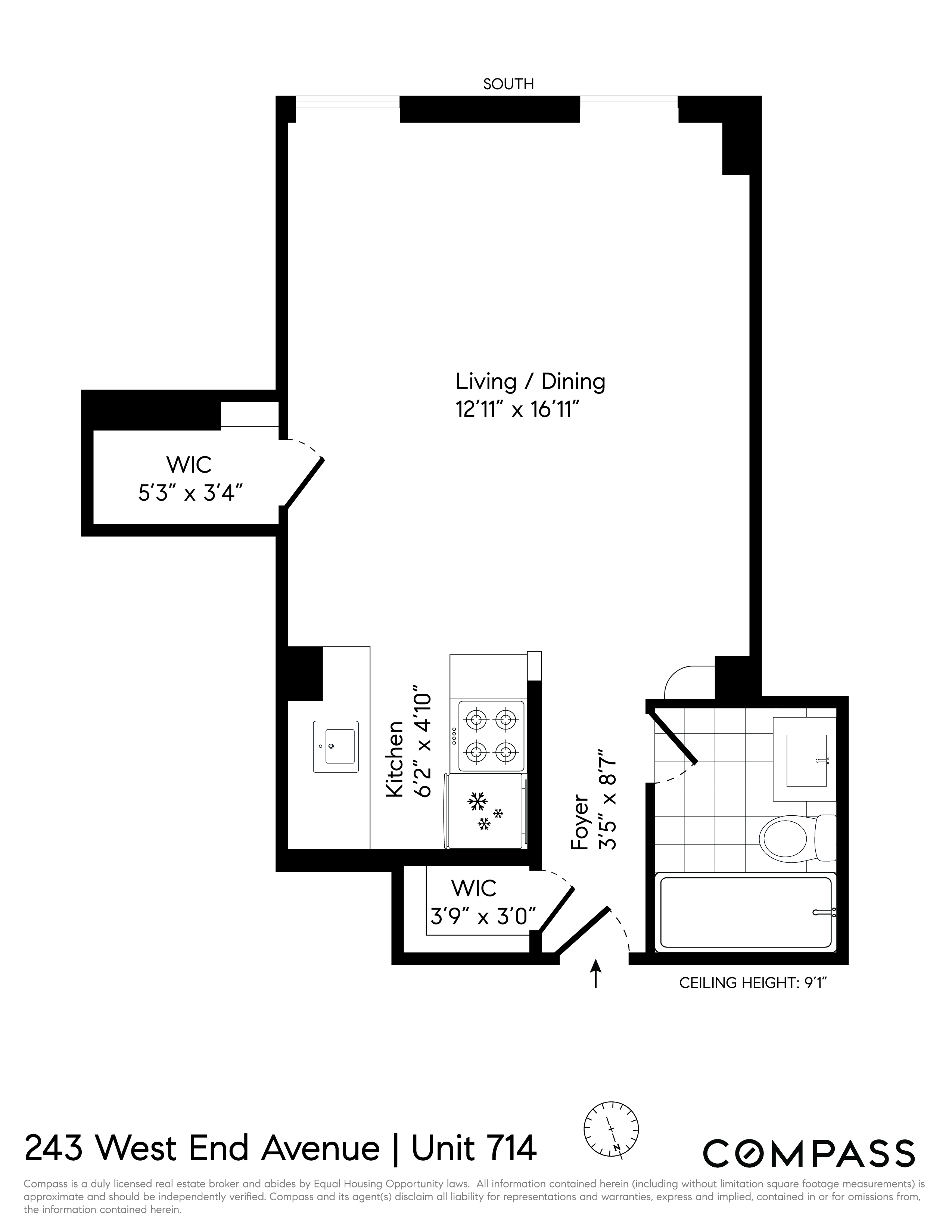 243 West End Avenue, Unit 714 Manhattan, NY 10023 - Photo 7 of 7