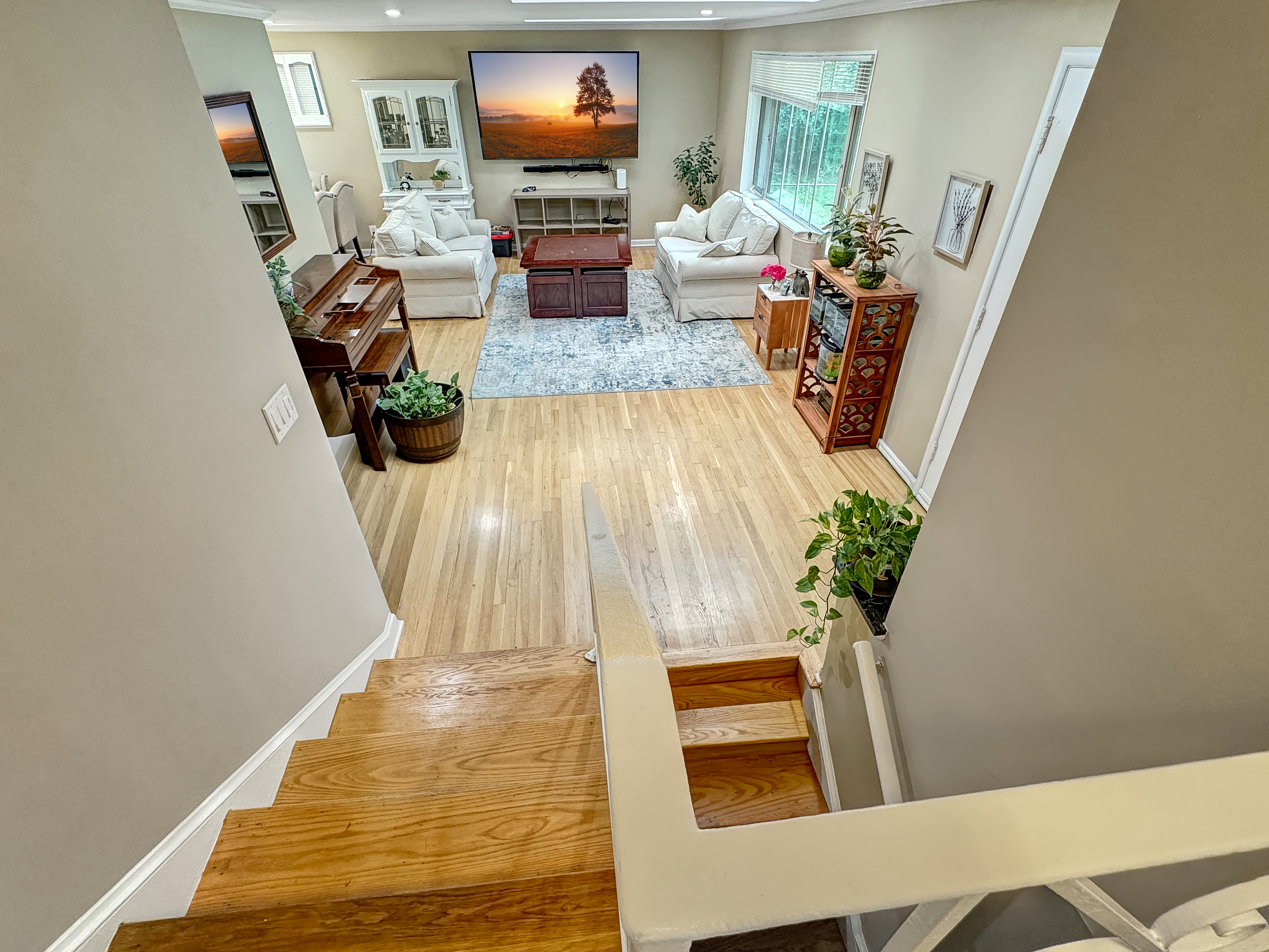 2408 Lillian Drive Silver Spring, MD 20902 - Photo 20 of 40 a living room with furniture and a flat screen tv