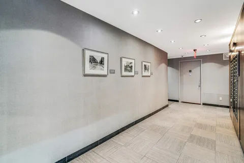 a view of hallway with window