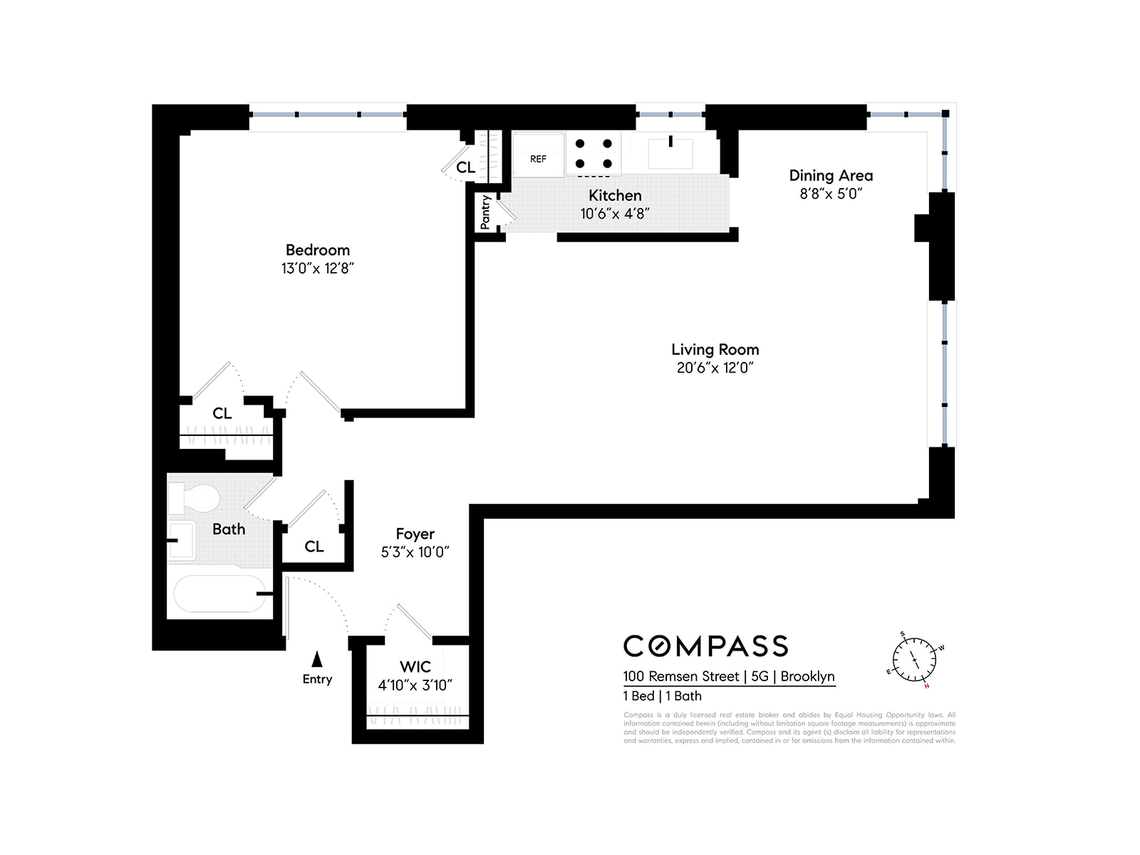 100 Remsen Street 5G Brooklyn Heights Brooklyn NY 11201