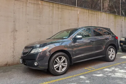 a view of a car in a garage