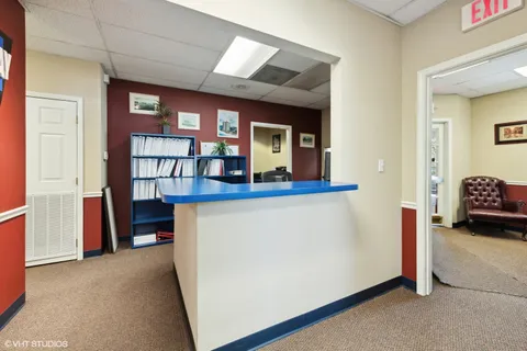 a view of living room and furniture