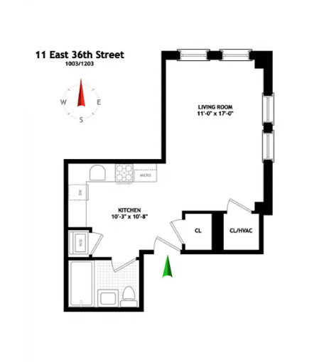 11 East 36th Street, Unit 1203 Manhattan, NY 10016 - Photo 8 of 8 unknown