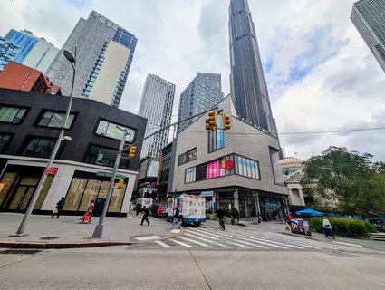 a street sign on a street corner