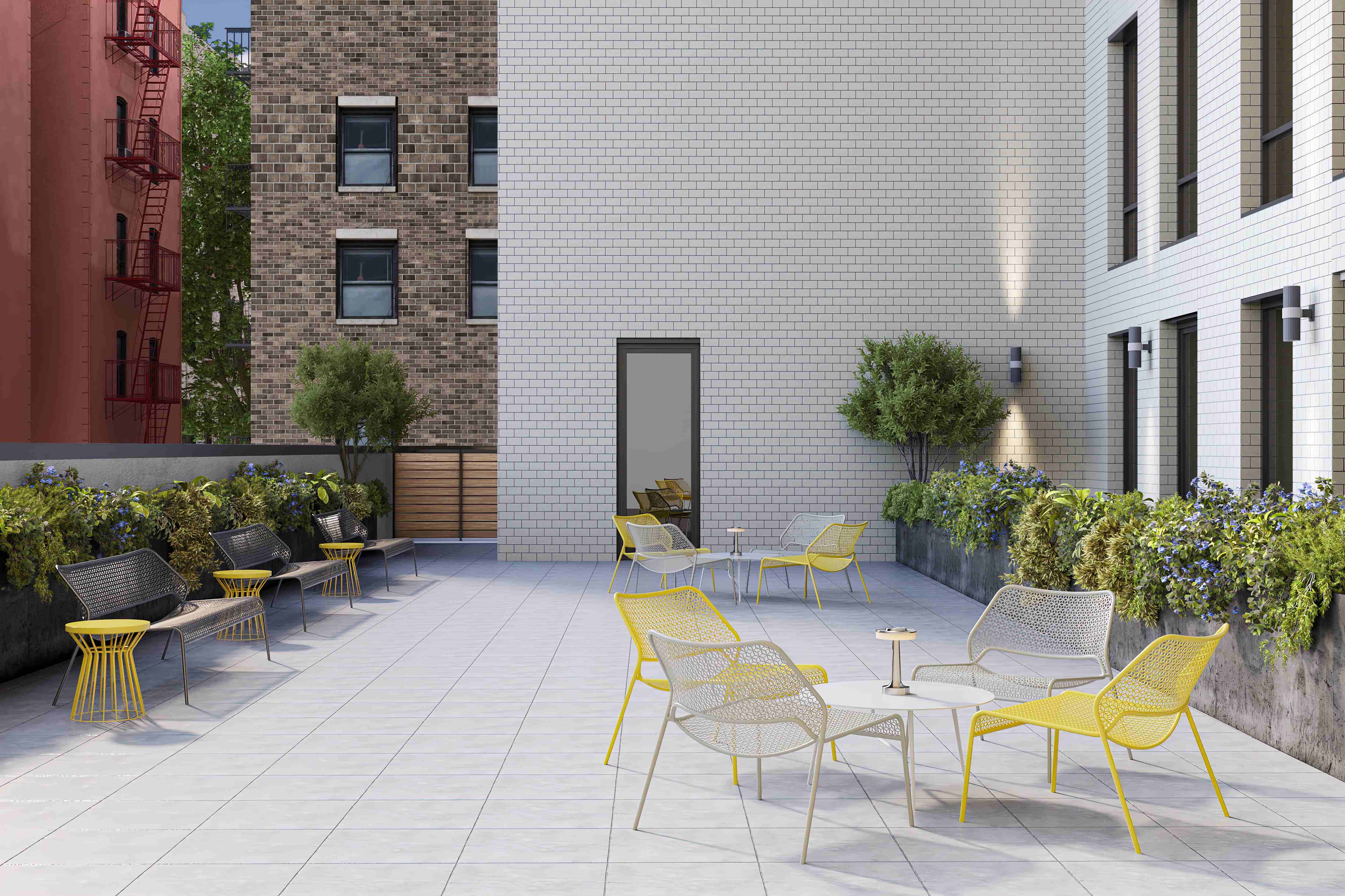 130 East 177th Street, Unit 8A Bronx, NY 10453 - Photo 10 of 16 a view of an chairs and tables in the patio