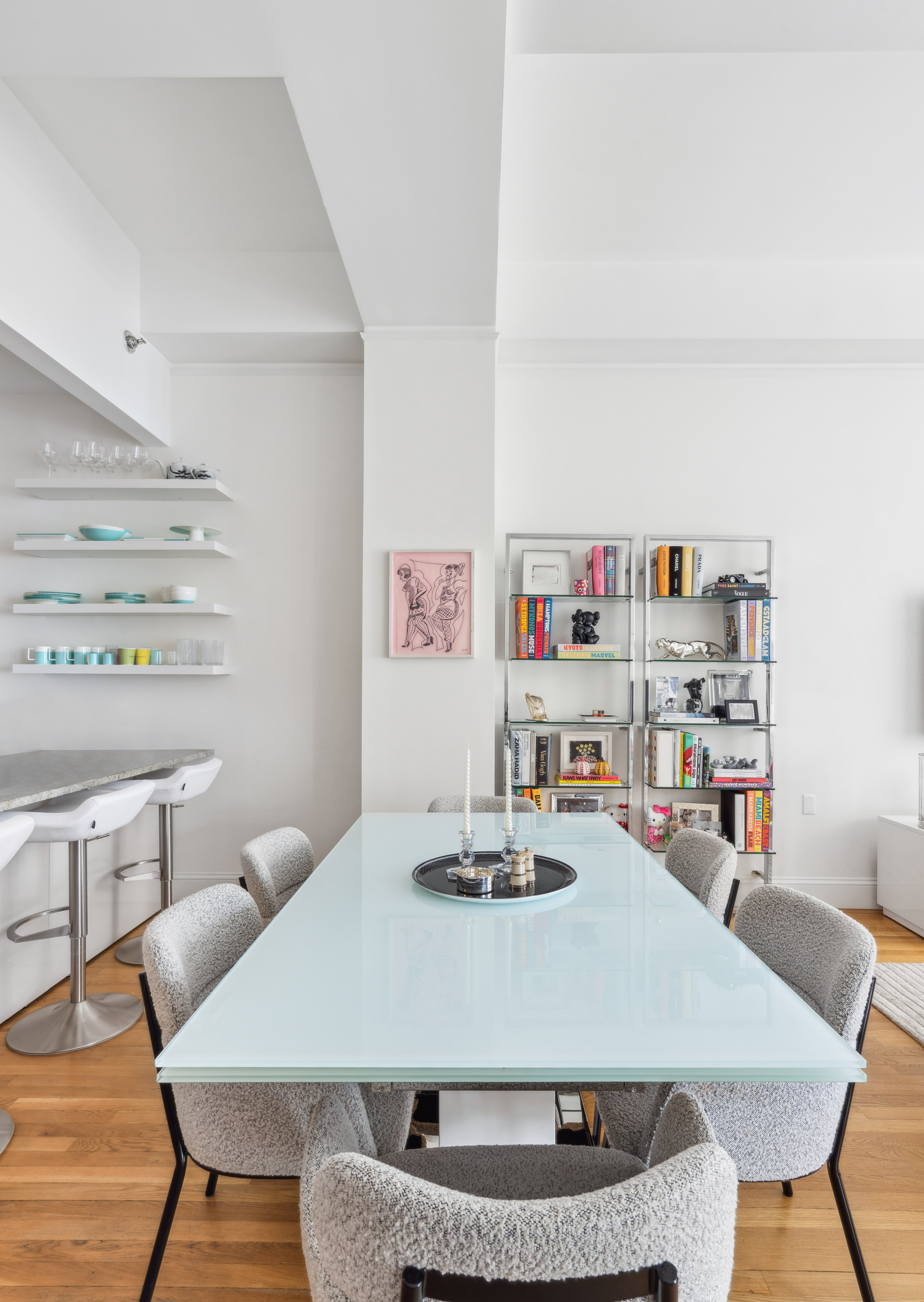 129 Lafayette Street, Unit 3B Manhattan, NY 10013 - Photo 5 of 13 a view of a dining room with furniture