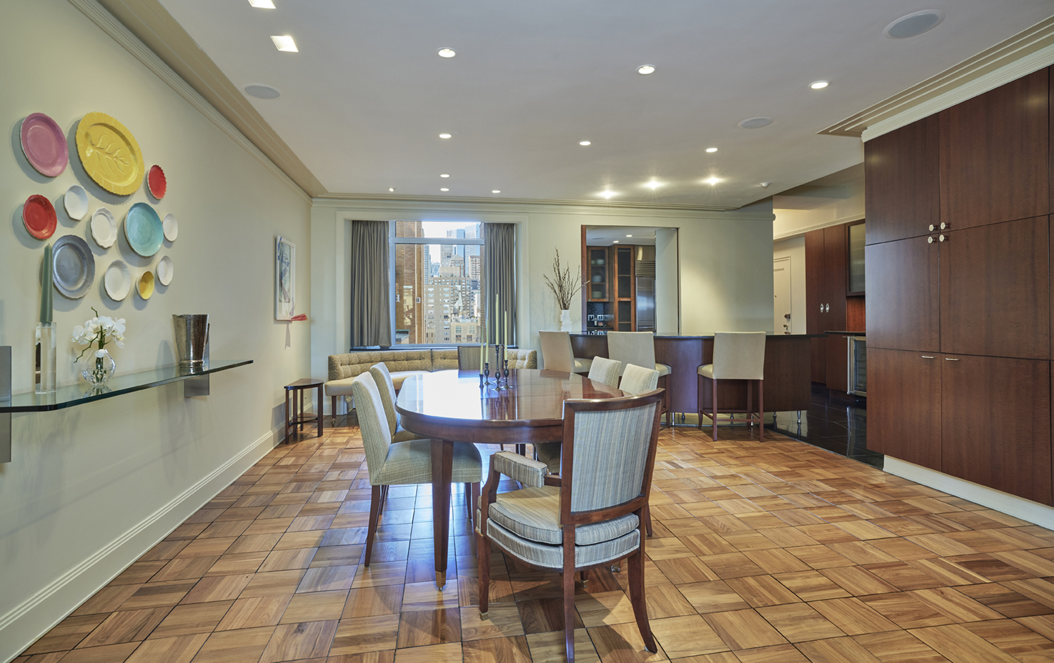 115 Central Park West, Unit 18JK Manhattan, NY 10023 - Photo 7 of 25 a view of a dining room with furniture