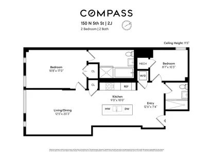 $7,500 | 150 North 5th Street, Unit 2J | Williamsburg