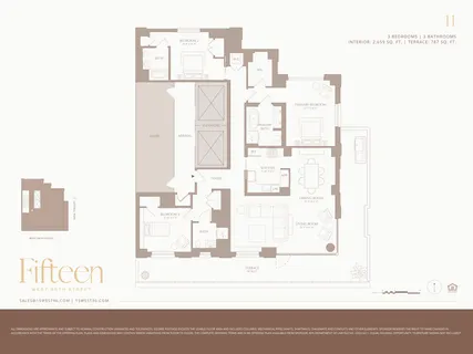 $5,950,000 | 15 West 96th Street, Unit 11 | Upper West Side