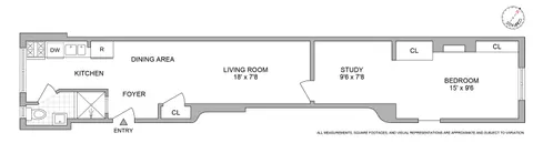 $775,000 | 152 North 9th Street, Unit 1R | Williamsburg