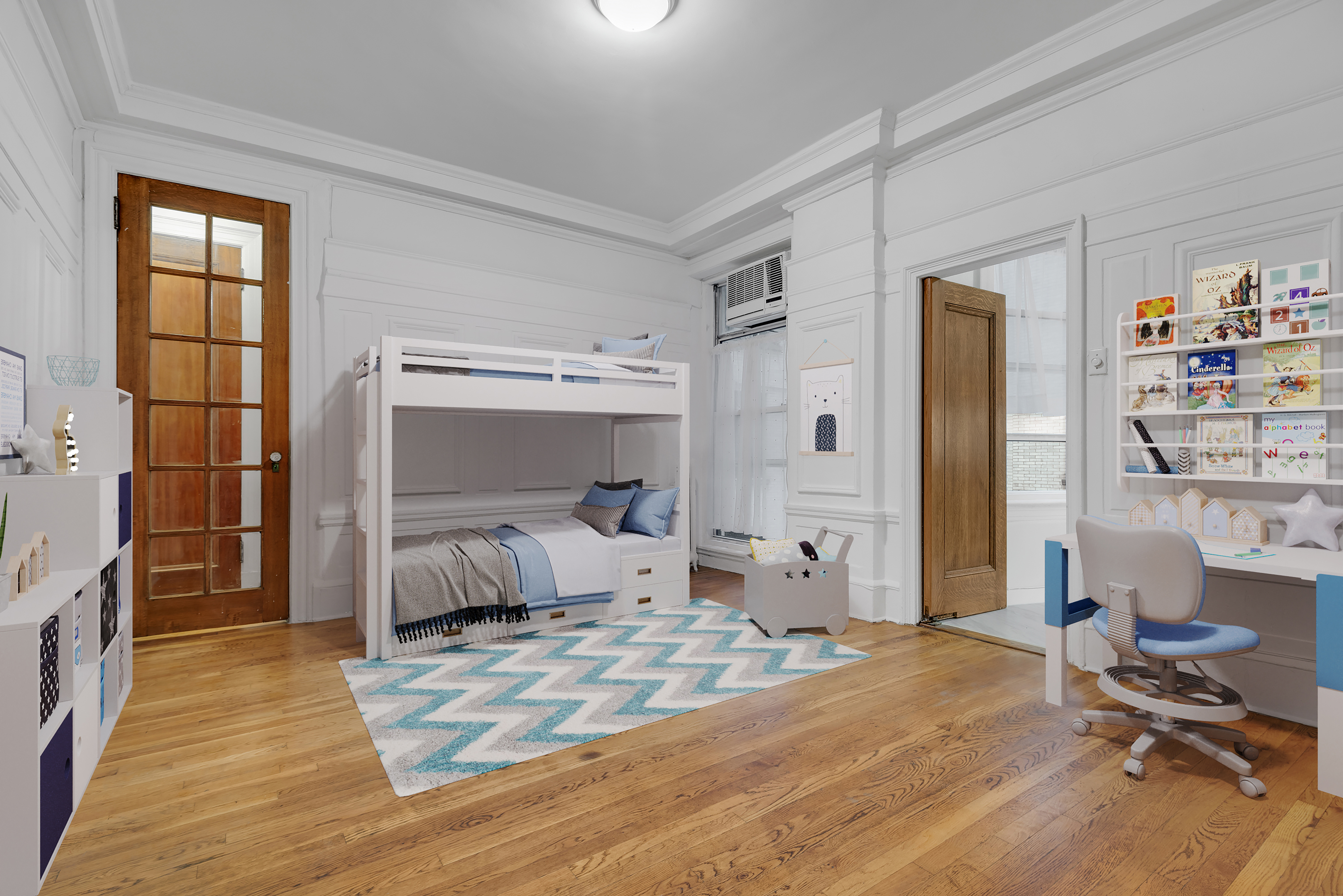 251 West 98th Street, Unit 1B Manhattan, NY 10025 - Photo 5 of 9 a bedroom with furniture and a window