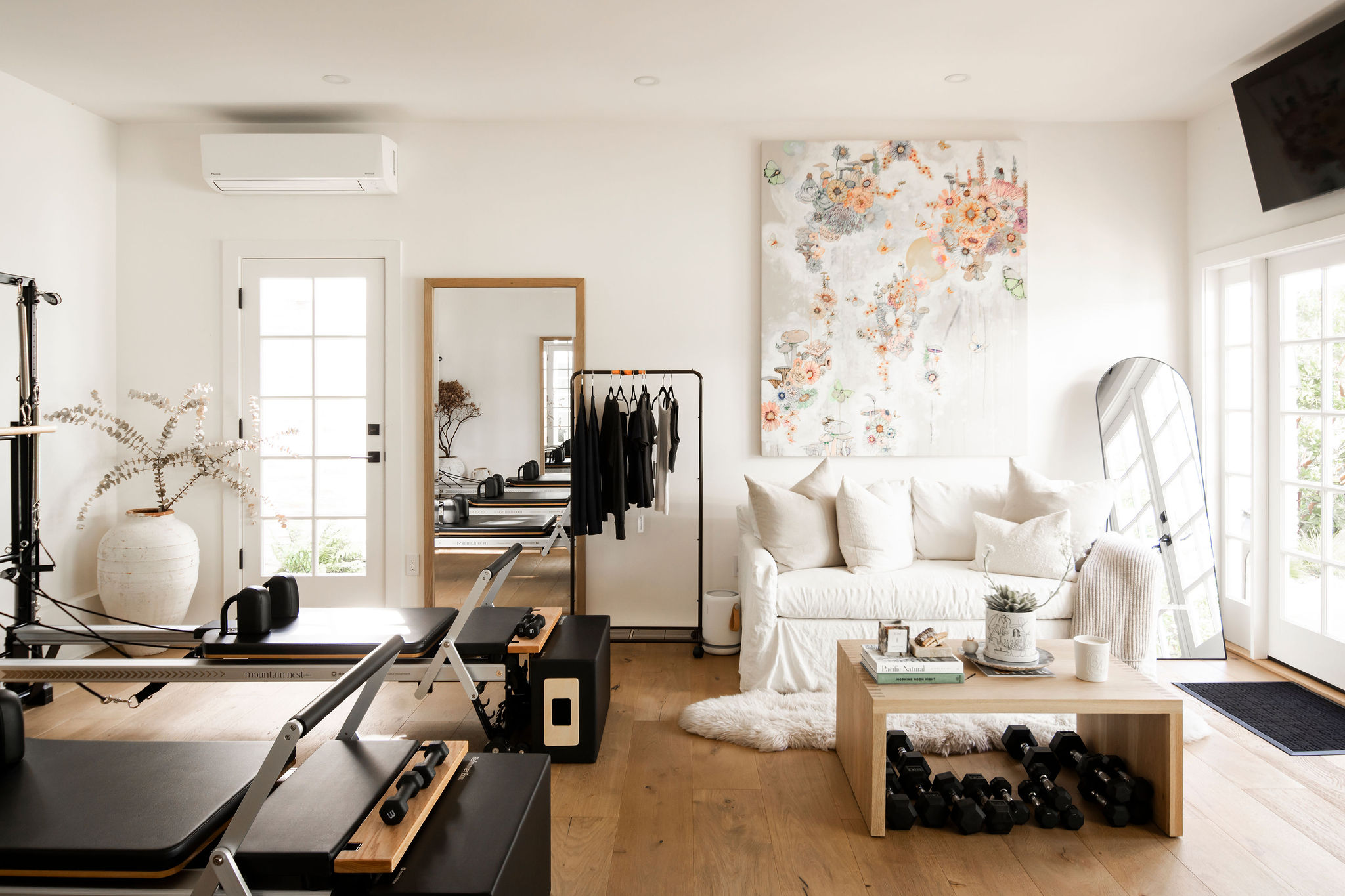 560 Cold Canyon Road Calabasas, CA 91302 - Photo 60 of 84 a bedroom with furniture and a flat screen tv