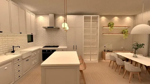 a bathroom with a double vanity sink a mirror and a shower