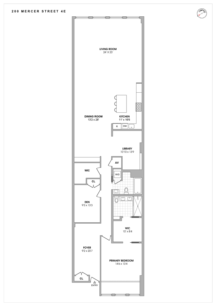 200 Mercer Street, Unit 4E Manhattan, NY 10012 - Photo 14 of 14