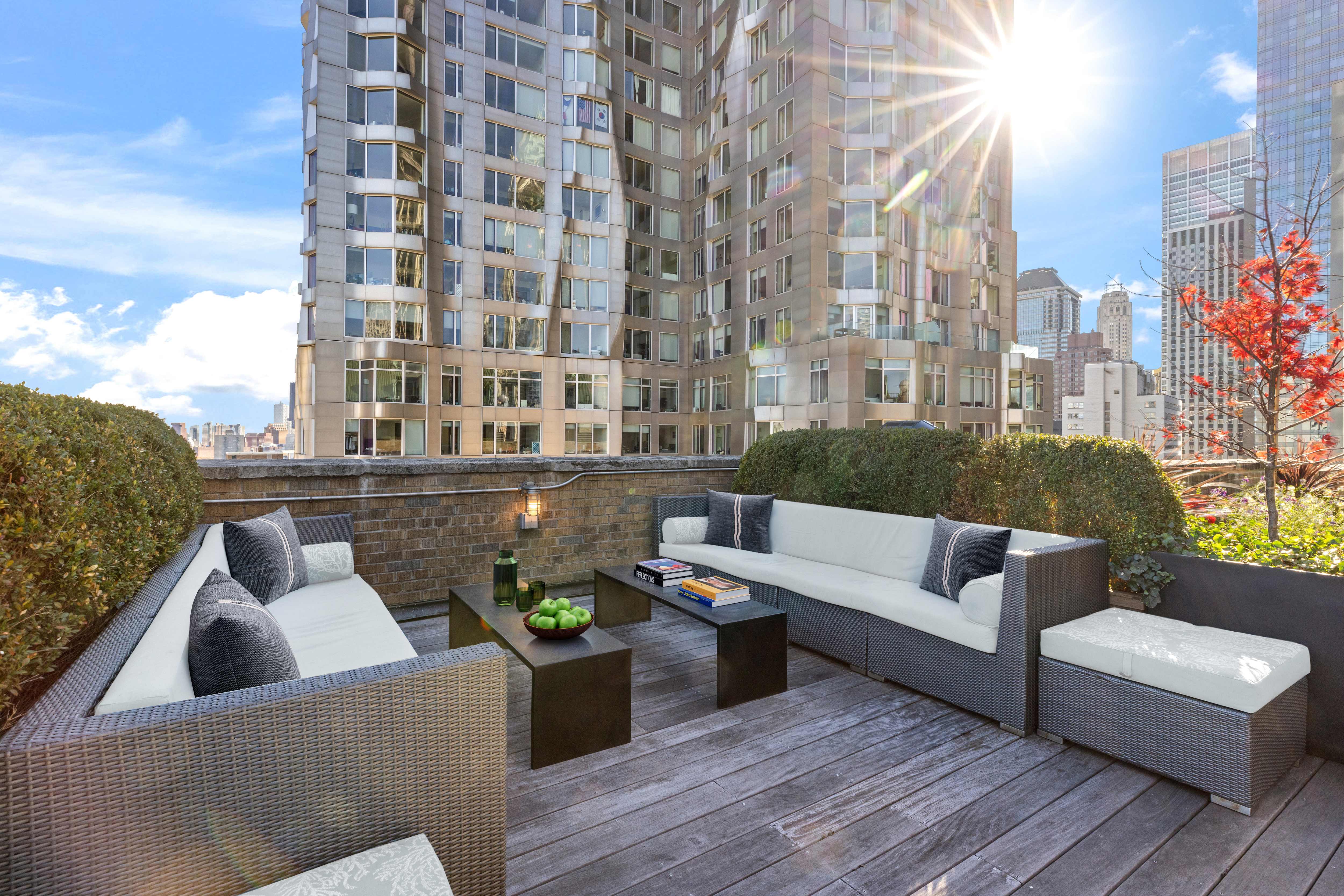 150 Nassau Street, Unit 19A Manhattan, NY 10038 - Photo 13 of 16 a outdoor living space with furniture