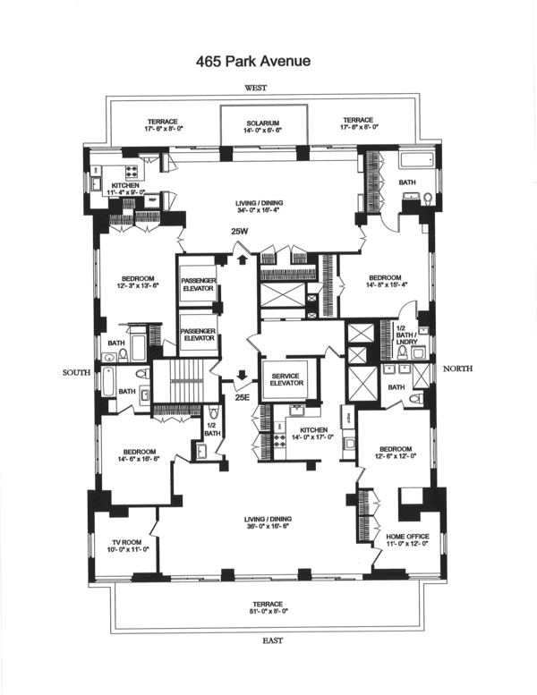 465 Park Avenue, Unit 25EW Manhattan, NY 10022 - Photo 8 of 9 a picture of a kitchen with appliances and cabinets