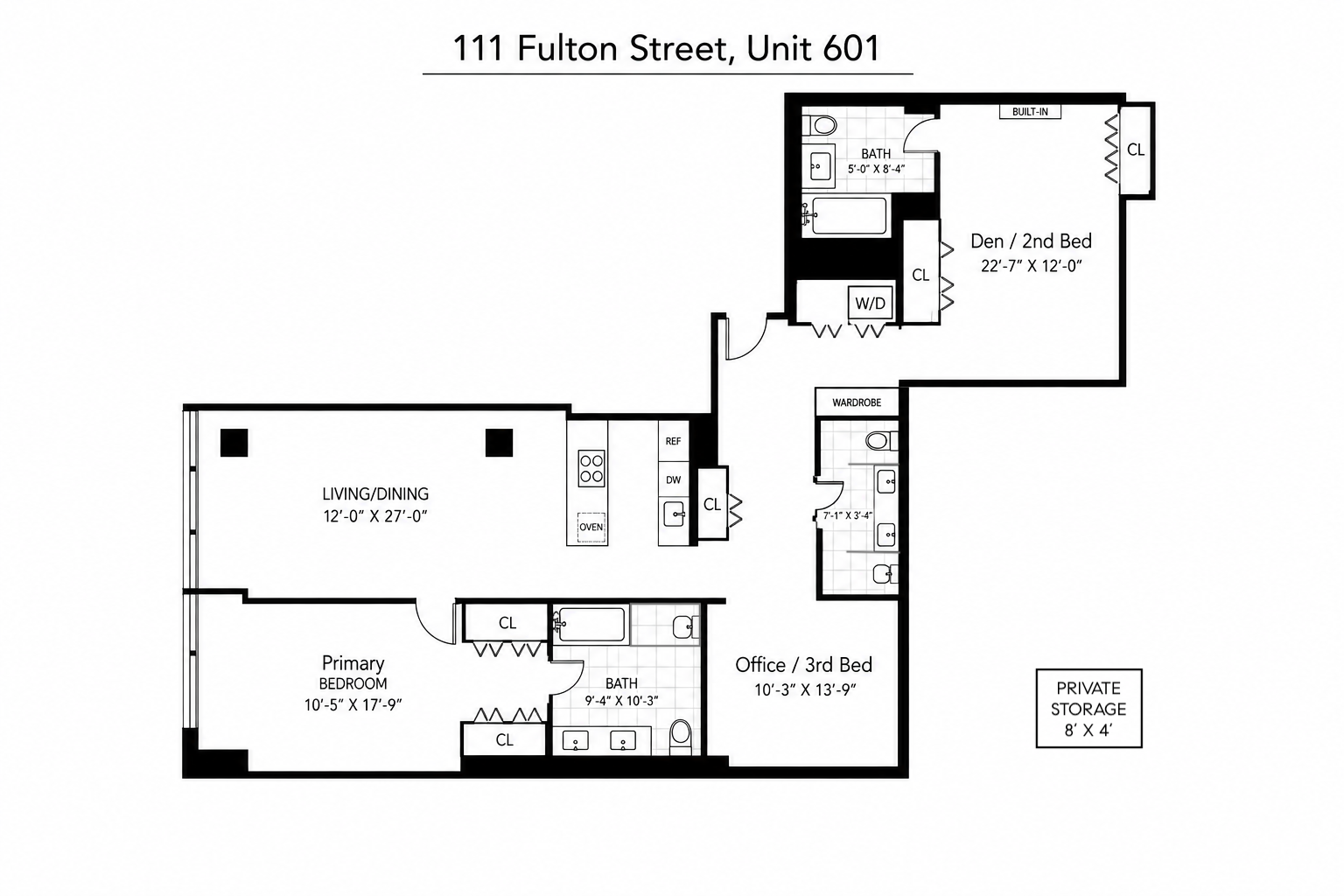 111 Fulton Street, Unit 601 Manhattan, NY 10038 - Photo 16 of 16 Gallery Image 16