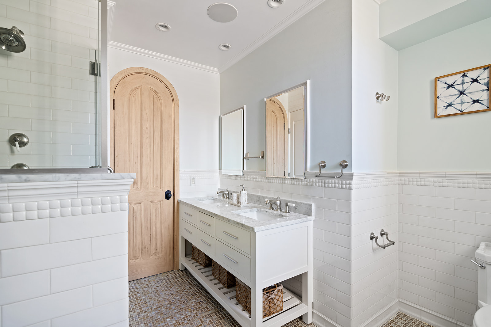 7921 Narrows Avenue Brooklyn, NY 11209 - Photo 25 of 42 a bathroom with a sink a mirror and a toilet