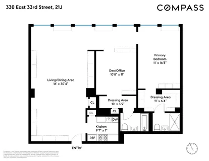 $1,550,000 | 330 East 33rd Street, Unit 21J | Kips Bay