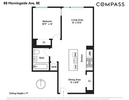 $825,000 | 88 Morningside Avenue, Unit 8E | Harlem