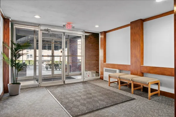 a living room filled with furniture