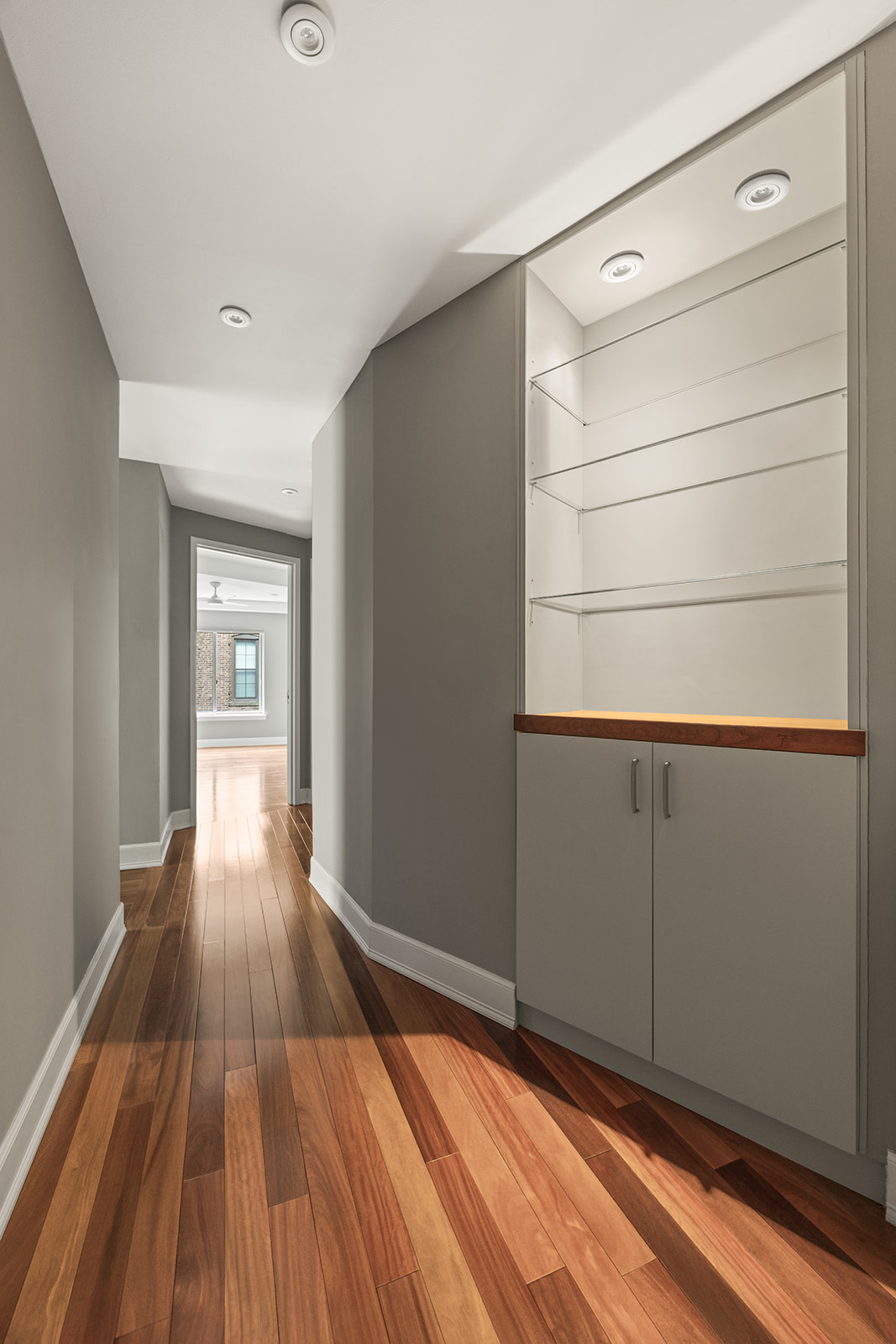 133 Water Street, Unit 8E Brooklyn, NY 11201 - Photo 7 of 16 a view of empty room with wooden floor
