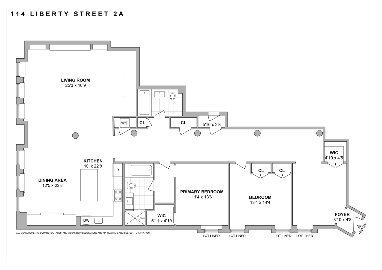 114 Liberty Street, Unit 2A Manhattan, NY 10006 - Photo 16 of 17 unknown