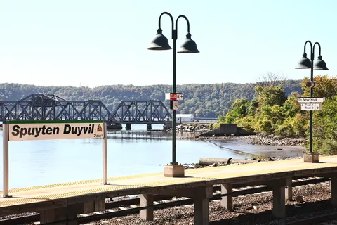 a view of a train station