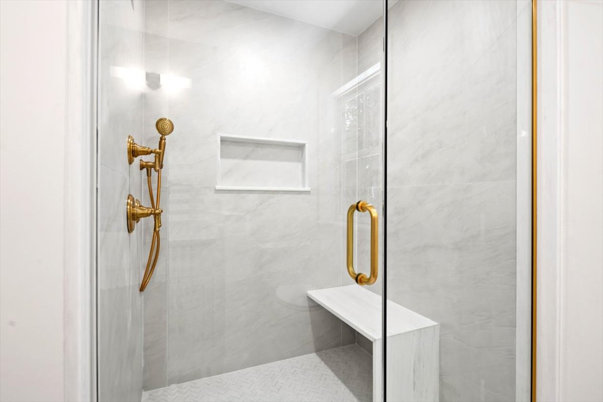 49 Garrison Road Hingham, MA 02043 - Photo 18 of 30 a bathroom with a shower