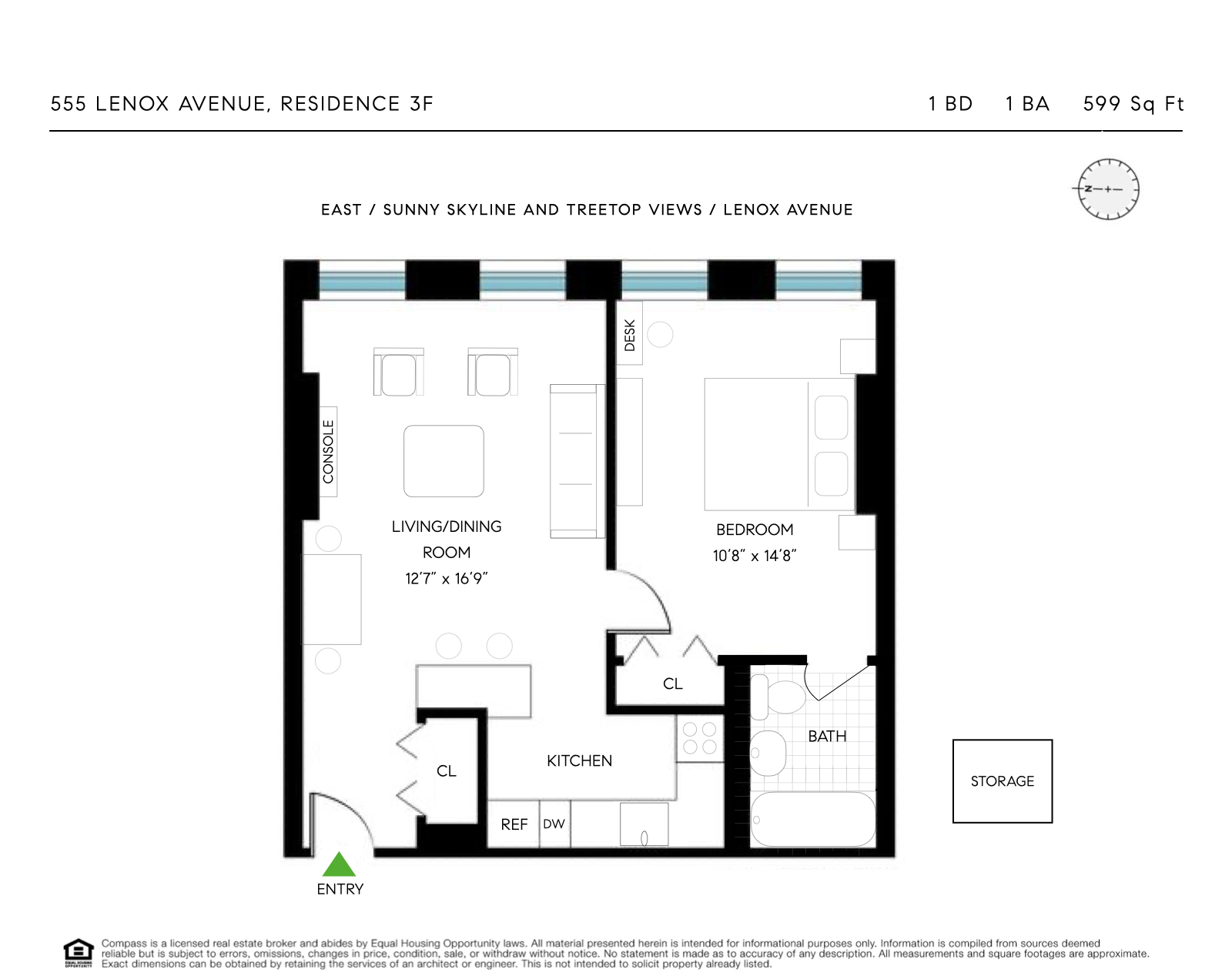 555 Lenox Avenue, Unit 3F Manhattan, NY 10030 - Photo 10 of 10