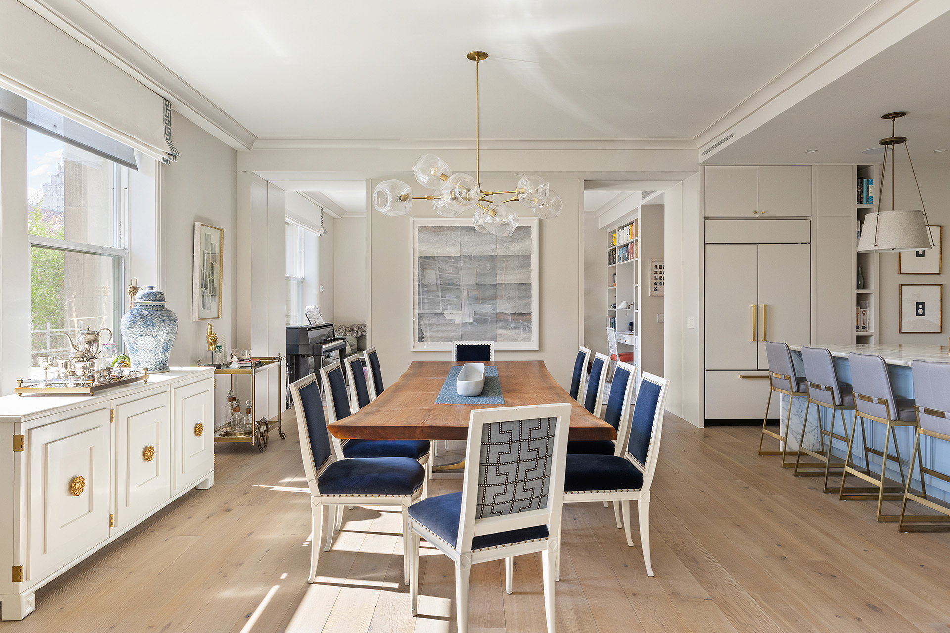 100 West 80th Street, Unit 5B Manhattan, NY 10024 - Photo 4 of 19 a view of a dining room with furniture window and wooden floor