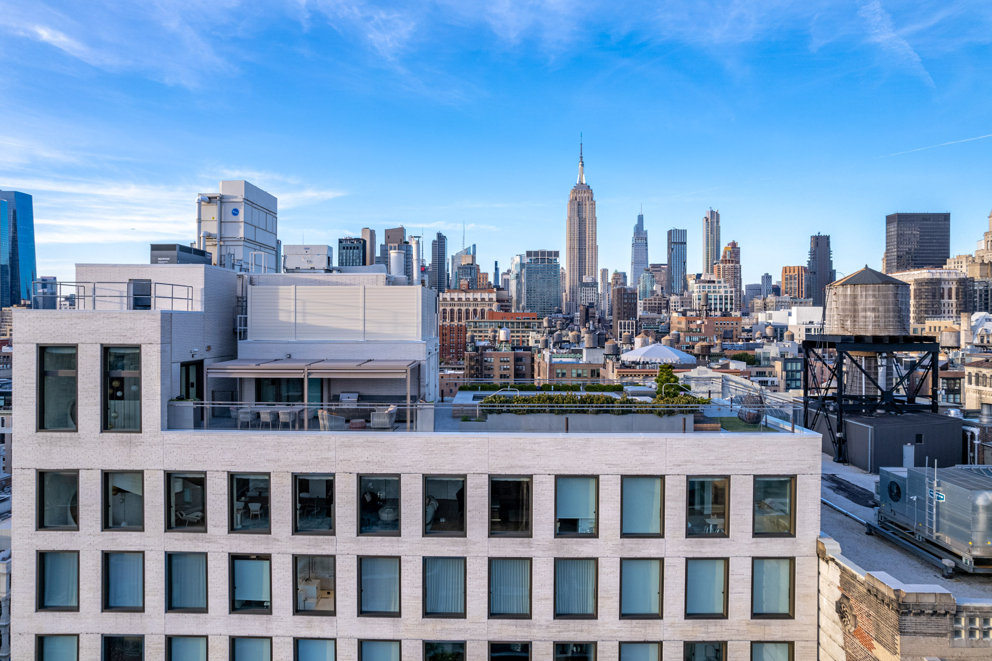 55 West 17th Street, Unit PH Manhattan, NY 10011 - Photo 27 of 36 a view of city with tall buildings
